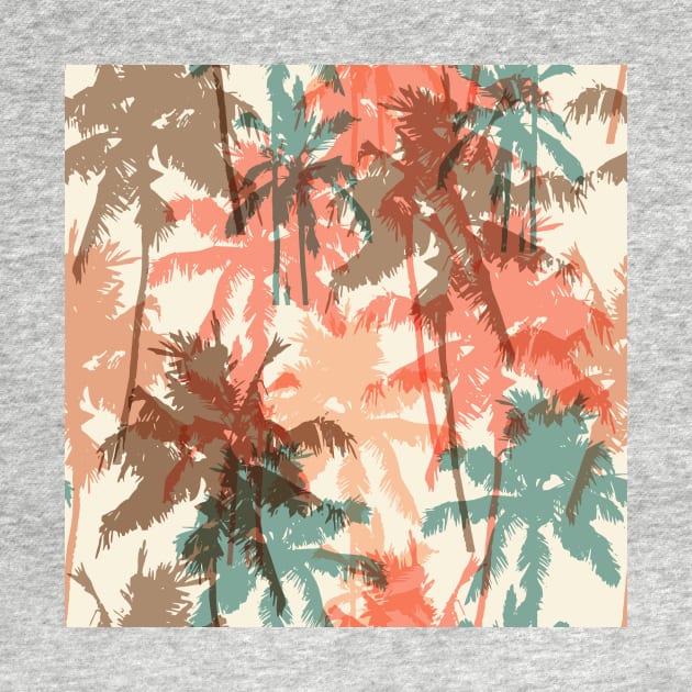 Seamless Pattern Palm by endi318